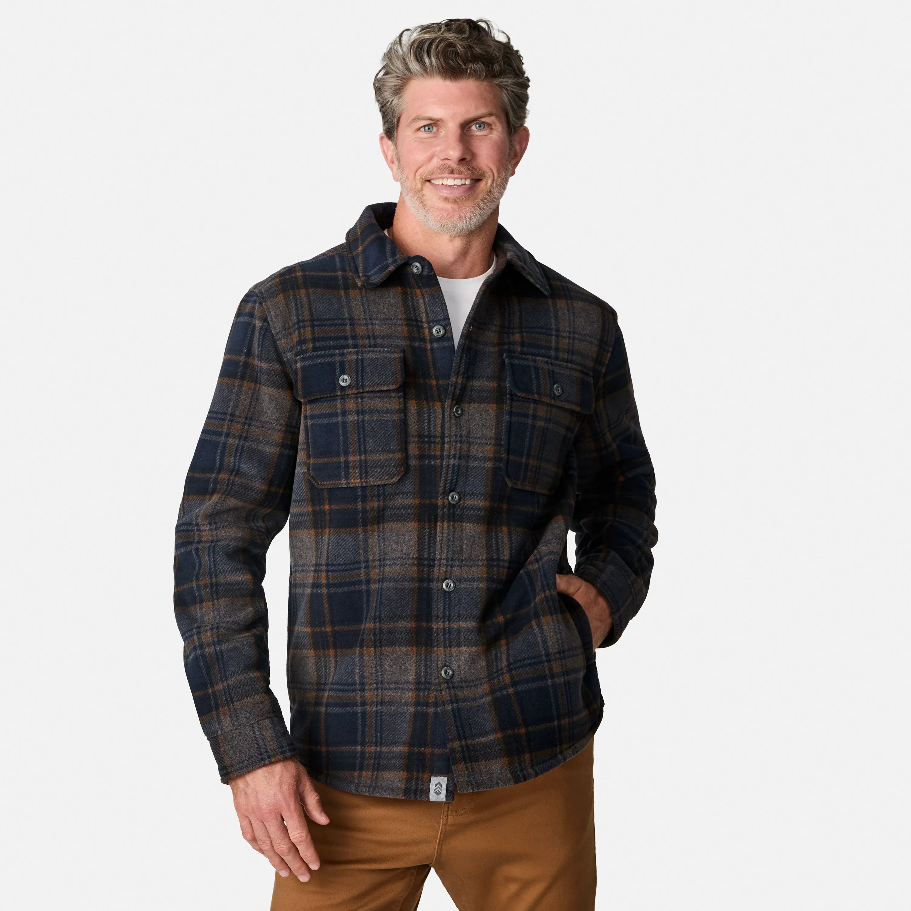 Dark Navy Plaid