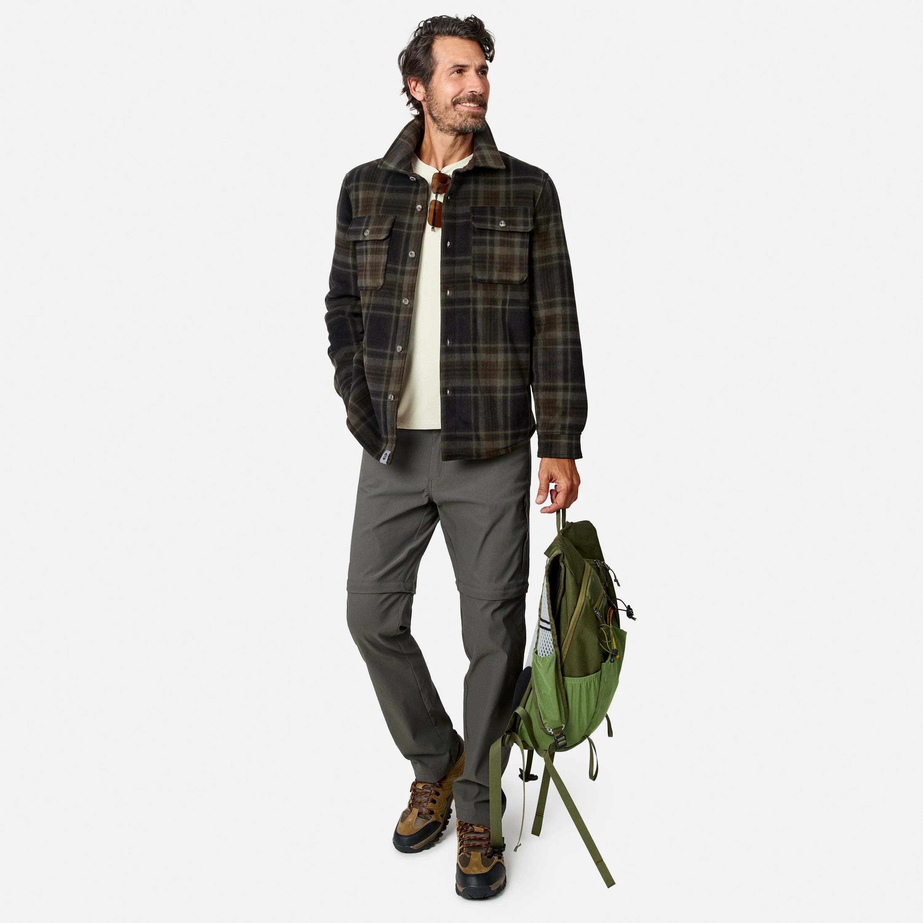 Olive Plaid