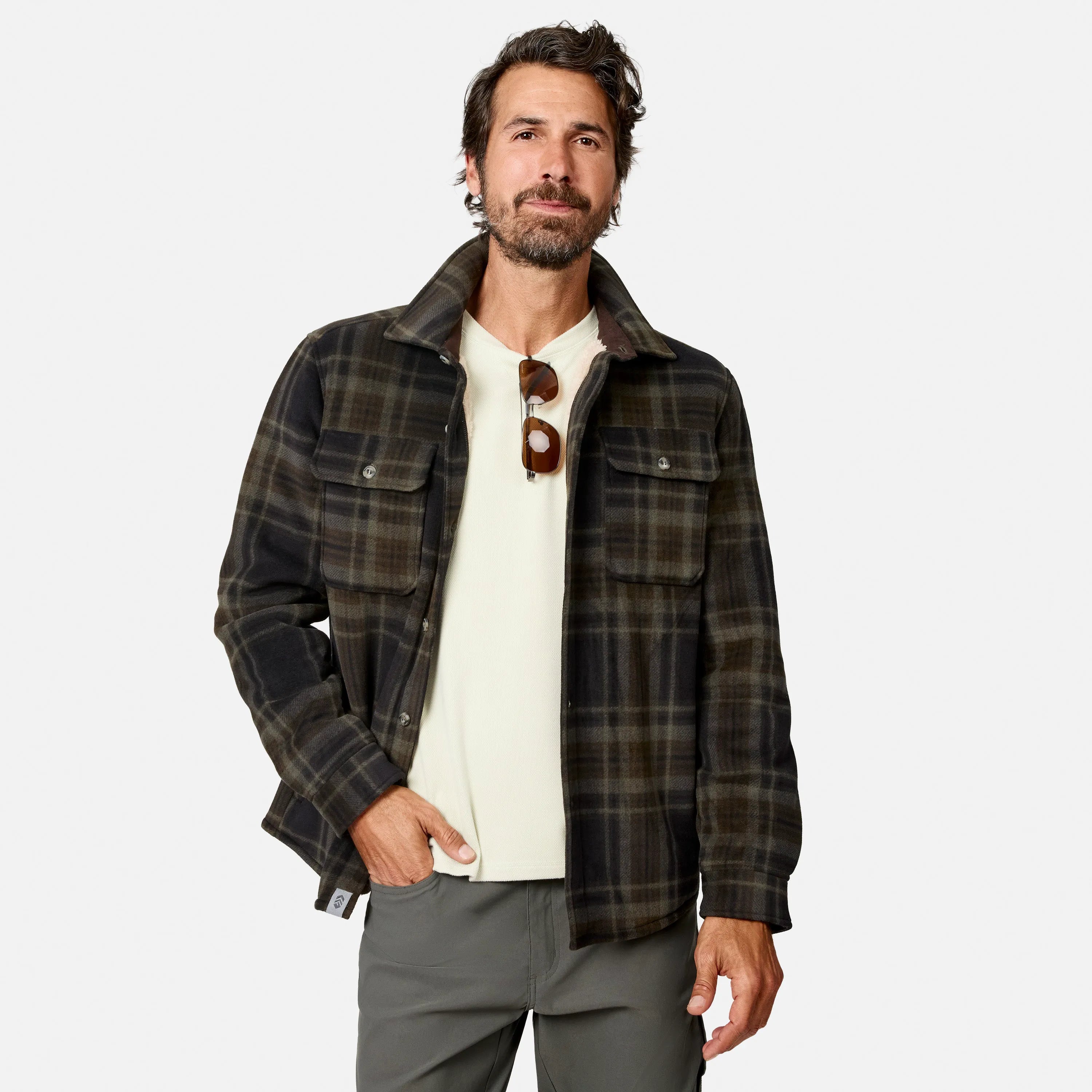 Olive Plaid